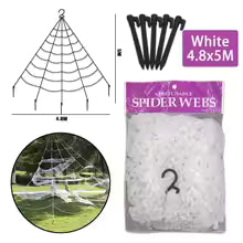 Creepy Spider Web Decor