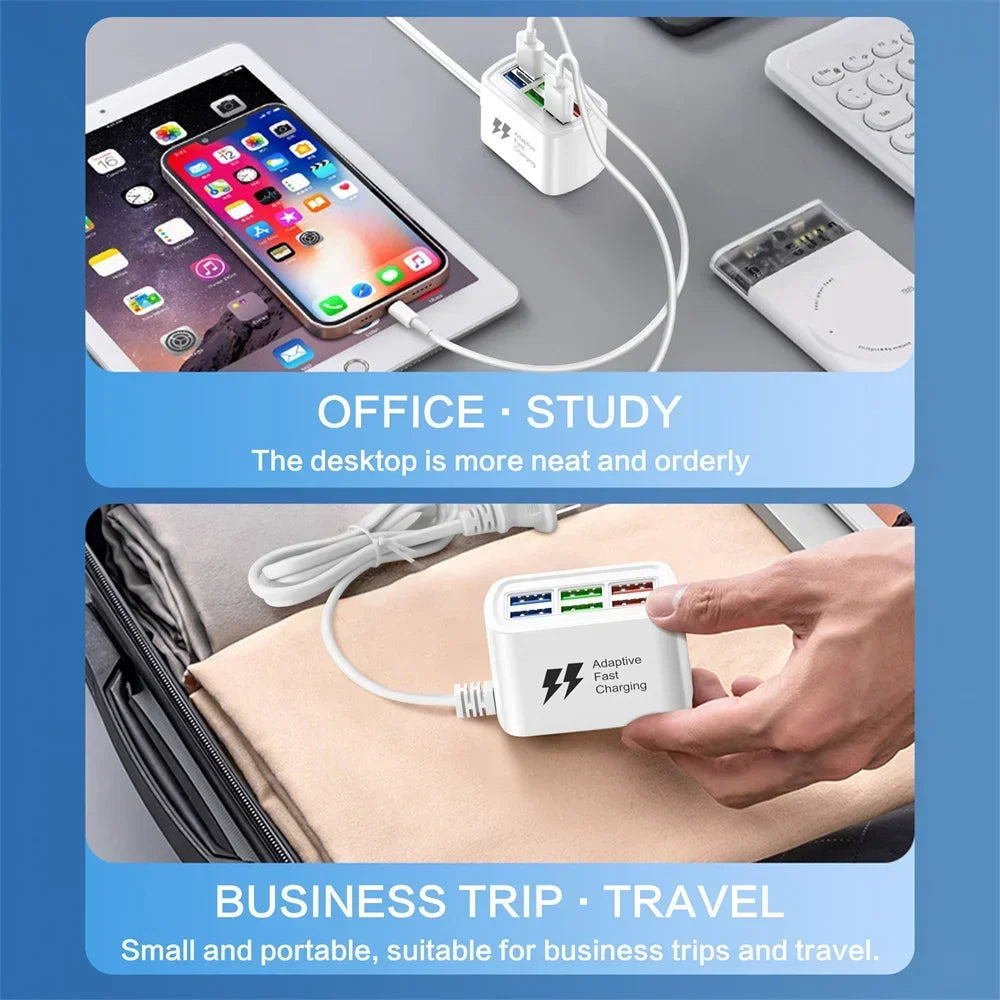 Smart 6-Port USB Charging Hub