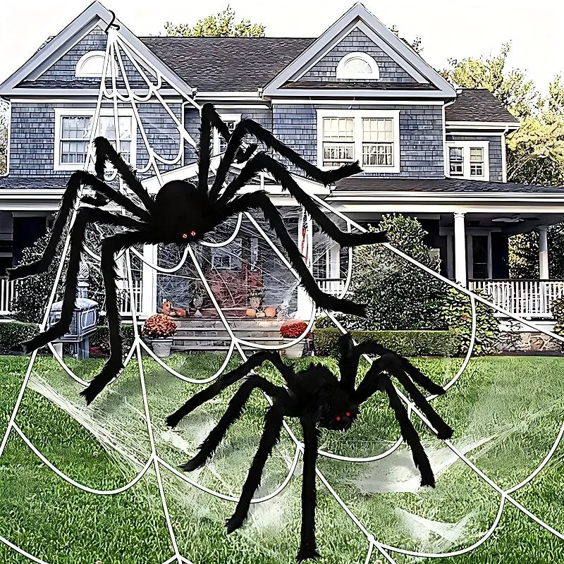 Creepy Spider Web Decor