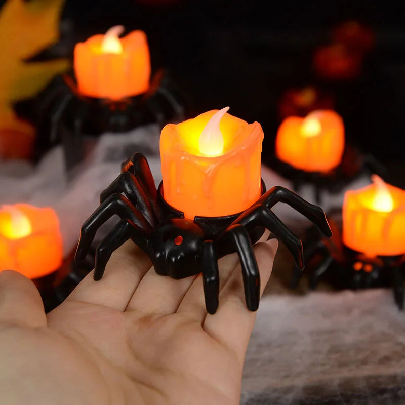 Spooky Halloween Candle
