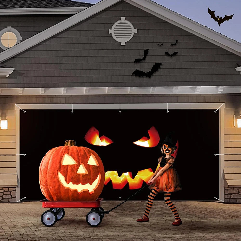 Halloween Garage Door Cover