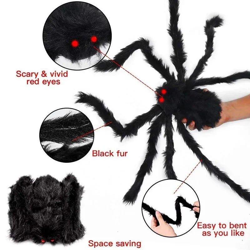 Creepy Spider Web Decor