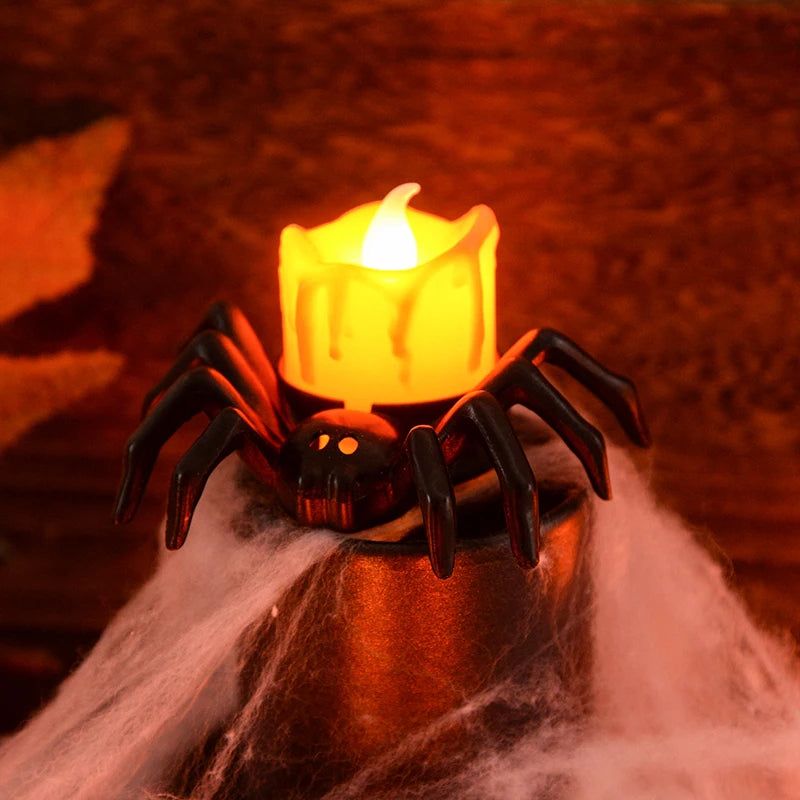 Spooky Halloween Candle
