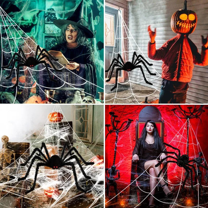 Creepy Spider Web Decor