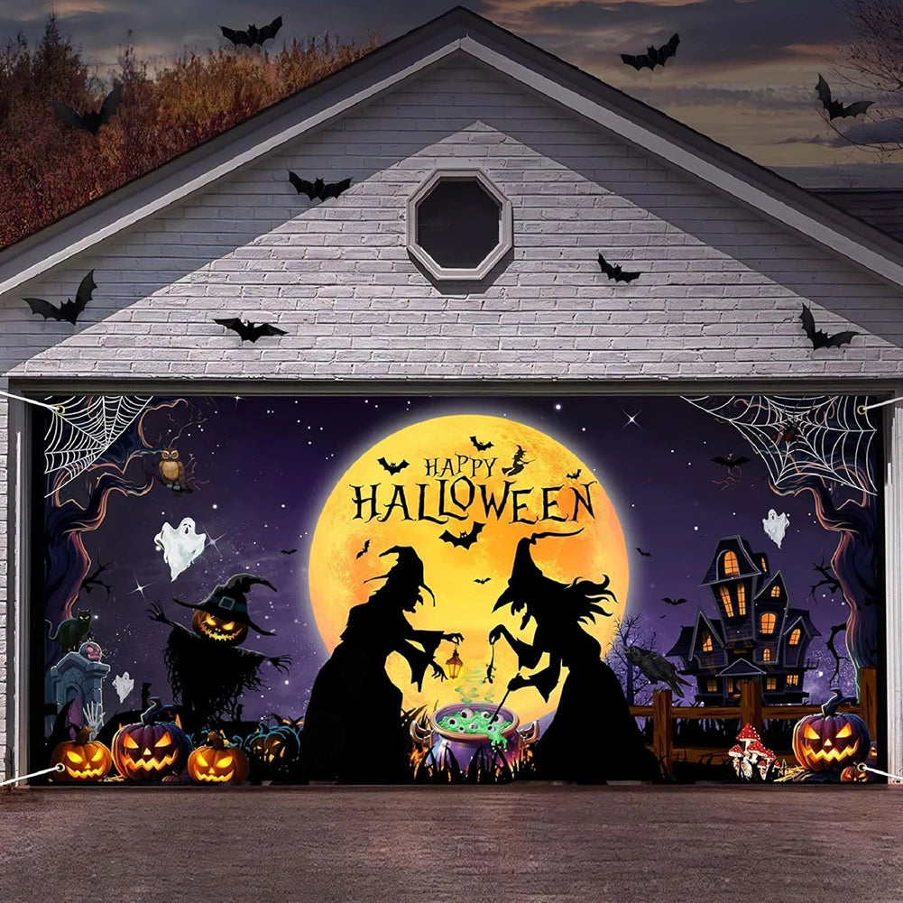 Halloween Garage Door Cover