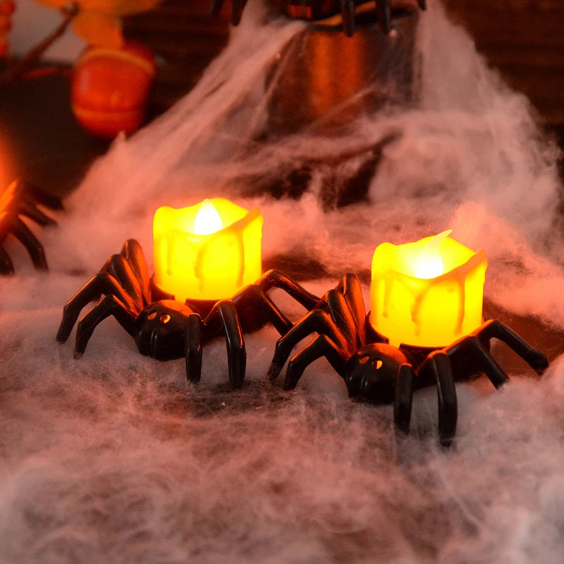 Spooky Halloween Candle