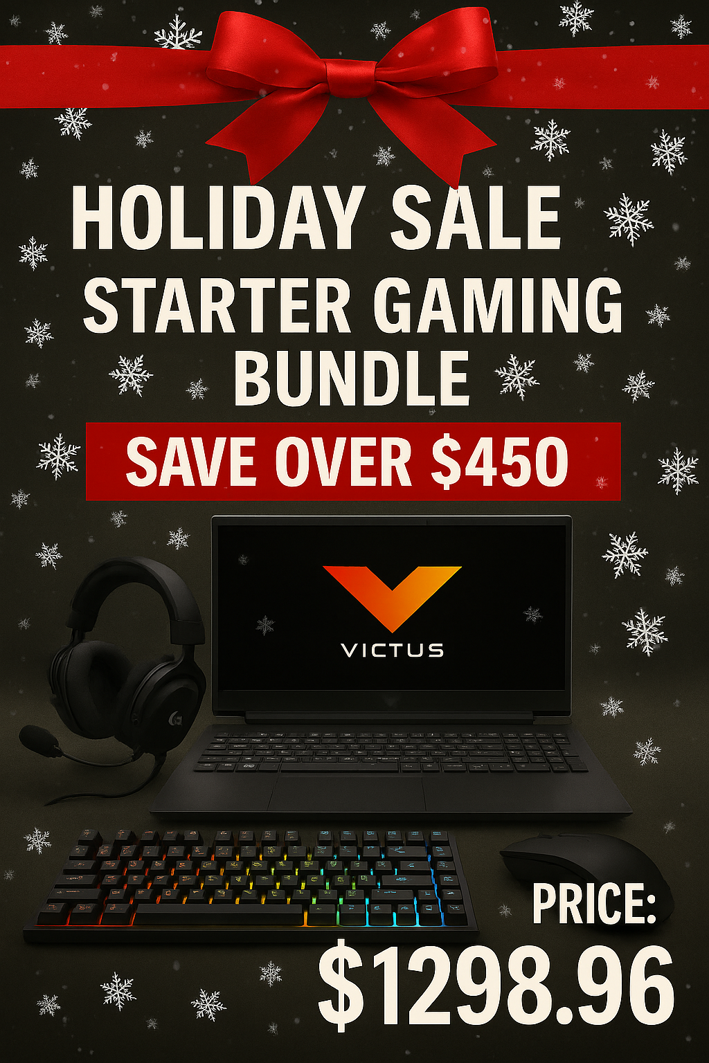 ⭐ Starter Gaming Bundle – Full Gaming Starter Setup Included!
