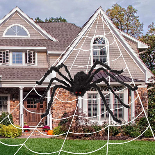 Creepy Spider Web Decor