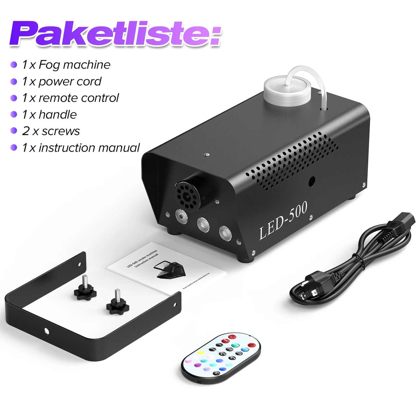 Colorful Party Fog Machine