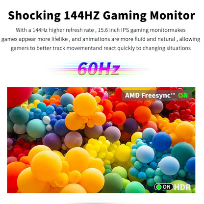 Game-Ready 15.6" Portable Monitor