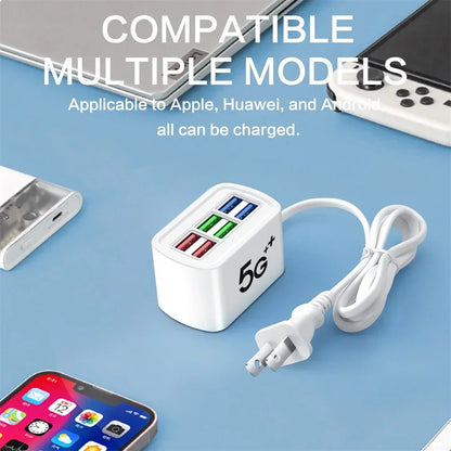 Smart 6-Port USB Charging Hub