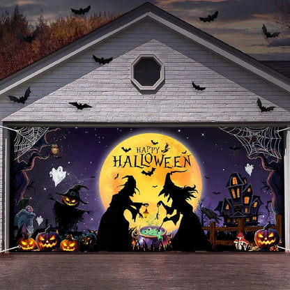 Halloween Garage Door Cover